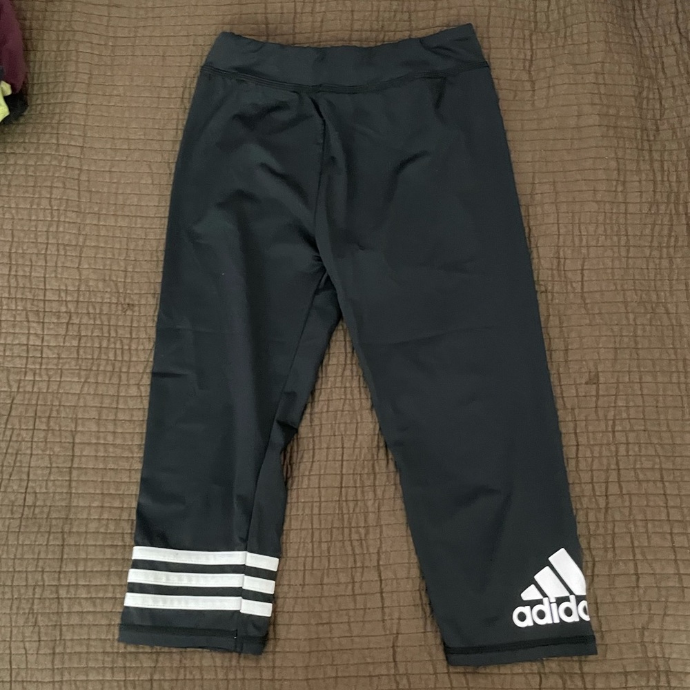 Black Adidas Capris